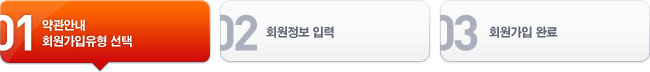 약관동의 회원가입유형 선택